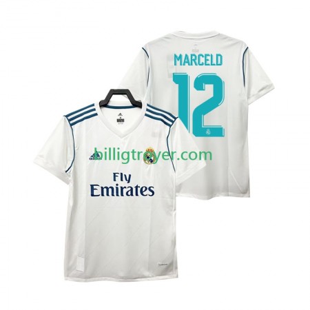Billige Fotballdrakter Real Madrid MARCELD 12 2017 Retro Hjemmedraktsett 2018 Kortermet